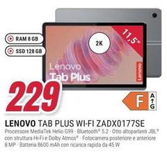 Lenovo - Tab Plus Wi-Fi ZADX0177SE