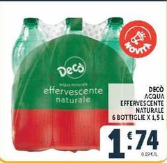 Gusto decò - Acqua Effervescente Naturale
