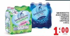 San Benedetto - Acqua Minerale Frizzante/Naturale 6 Bottiglie