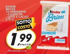 Kinder - Brioss 10 Merendine Classiche