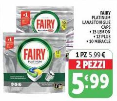 Fairy - Platinum Lavastoviglie Caps Lemon