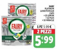 Fairy - Platinum Lavastoviglie Caps