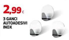 3 Ganci Autoadesivi
