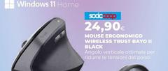 Coop - Mousse Ergonomico Wireless Trust Bayo II Black