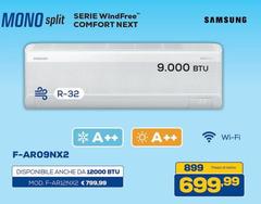 Samsung - Mono Split Serie Windfre Comfort Next F-AR09NX2