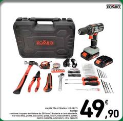Kombo - Valigetta Utensili 127 Pezzi
