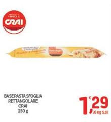 Crai - Base Pasta Sfoglia Rettangolare