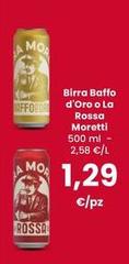 Moretti - Birra Baffo D'Oro