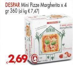 Despar - Mini Pizze Margherita X 4