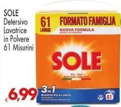 Sole - Detersivo Lavatrice In Polvere