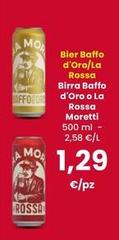Moretti - Birra Baffo D'Oro O La Rossa