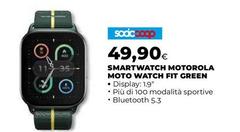 Motorola - Smartwatch Moto Watch Fit Green