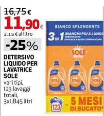 Sole - Detersivo Liquido Per Lavatrice