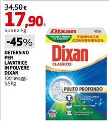 Dixan - Detersivo Per Lavatrice In Polvere