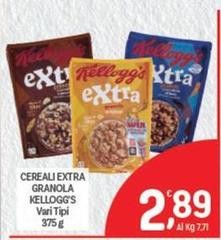 Kelloggs - Cereali Extra Granola