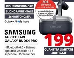 Samsung - Auricolari Galaxy Buds4 Pro 
