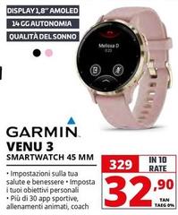 Garmin - Venu 3 Smartwatch 45 Mm
