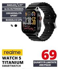 Realme - Watch 5 Titanium Smartwatch