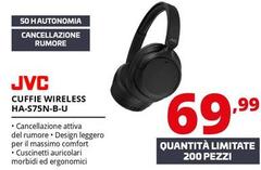 Jvc - Cuffie Wireless HA-S75N-B-U