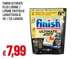 Finish - Ultimate Plus Limone/ Limone Pastiglie Lavastoviglie