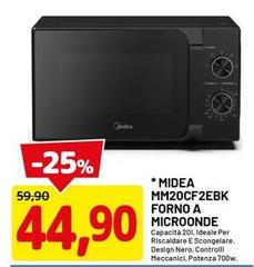 Midea - Mm20cf2ebk Forno A Microonde