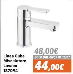 Linea -  Cube Miscelatore Lavabo