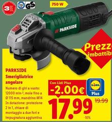 Parkside - Smerigliatrice Angolare
