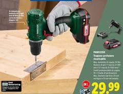 Parkside - Trapano Avvitatore Ricaricabile