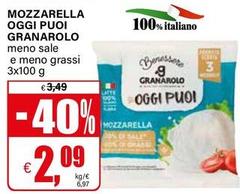 Granarolo - Mozzarella Oggi Puoi