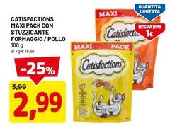 Maxi - Catisfactions  Pack Con Stuzzicante Formaggio/Pollo