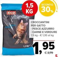 Rico - Croccantini Per Gatto/Pesce Azzurro/Carne E Verdure