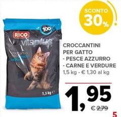 Rico - Croccantini Per Gatto Pesce Azzurro, Carne E Verdure
