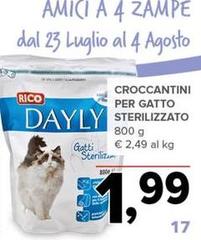 Luglio - Croccantini Per Gatto Sterilizzato