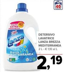 Lanza - Detersivo Lavatrice  Brezza Mediterranea