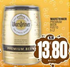Warsteiner - Premium Beer Fusto