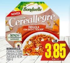 Bonduelle - Cereallegre Fregola Con Zucca E Feta
