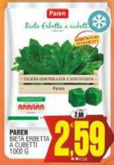 Paren - Bieta Ersetta A Cubetti