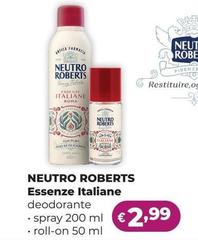 Neutro Roberts - Essenze Italiane Deodorante