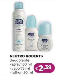 Neutro Roberts - Deodorante