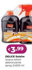 Delice - Solaire Acqua Solare Abbronzante Spray