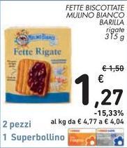 Barilla - Fette Biscottate Mulino Bianco