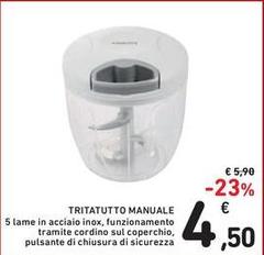 Tritatutto Manuale