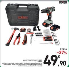 Kombo - Valigetta Utensili 127 Pezzi