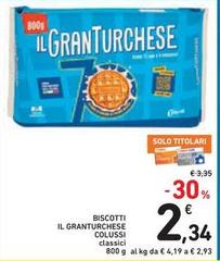 Colussi - Biscotti Il Granturchese