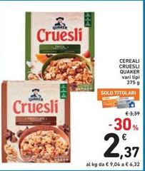 Quaker - Cereali Cruesli