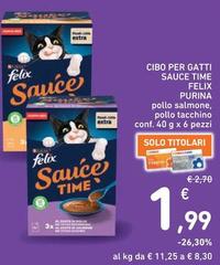Purina - Cibo Per Gatti Sauce Time Felix