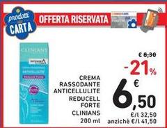 Clinians - Crema Rassdoante Anticellulite Reducell Forte