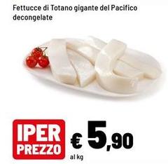Fettucci Di Totano Gigante Del Pacifico Decongelate