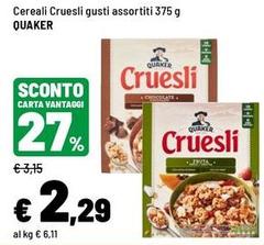 Quaker - Cereali Cruesli