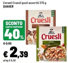 Quaker - Cereali Cruesli